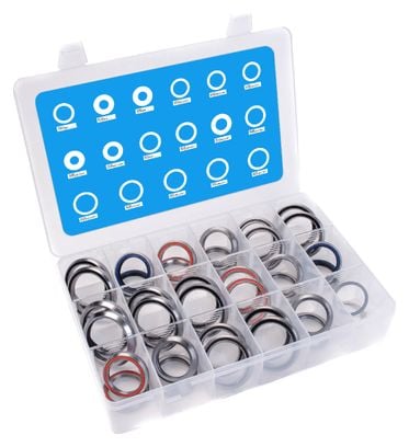 Elvedes Headset Bearing Kit x34 + 10 Spacers