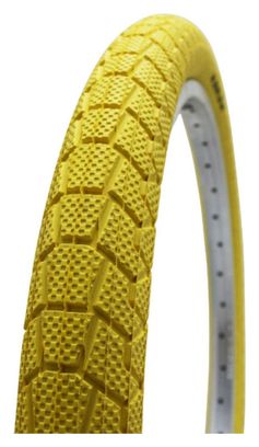 Pneu bmx 20 x 1.95 kenda slick jaune tr (50-406)