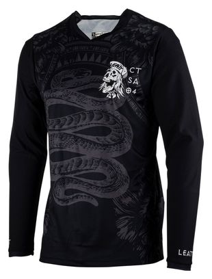 Maglia Leatt MTB Gravity 3.0 a manica lunga nera