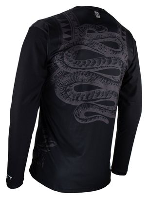 Maglia Leatt MTB Gravity 3.0 a manica lunga nera