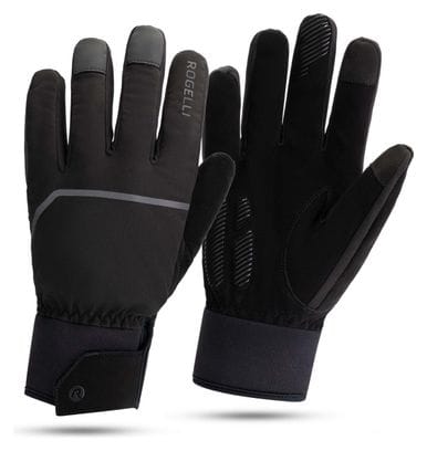 Gants Velo Long De Hiver Rogelli Cronos - Homme - Noir