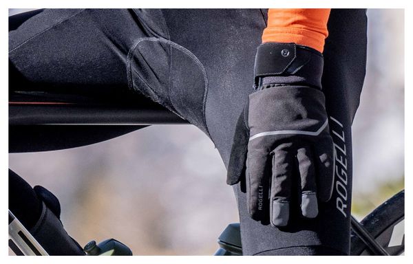 Gants Velo Long De Hiver Rogelli Cronos - Homme - Noir