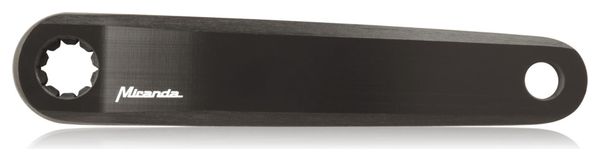 Manivelle Miranda Delta Double Diamond pour VAE Bosch Active Plus 2018 Noir
