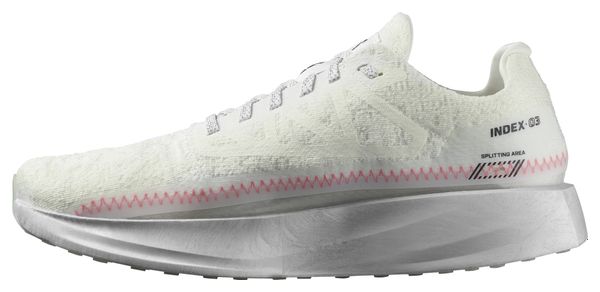 Chaussures Running Salomon Index 0.3 Blanc Rouge Unisexe