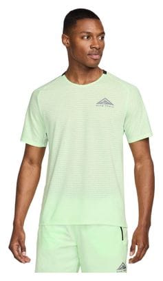 Camiseta de manga corta Nike Trail Solar Chase Verde Hombre
