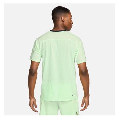Maillot manches courtes Nike Trail Solar Chase Vert Homme