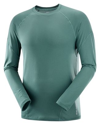 Salomon Cross Run Long Sleeve Jersey Groen