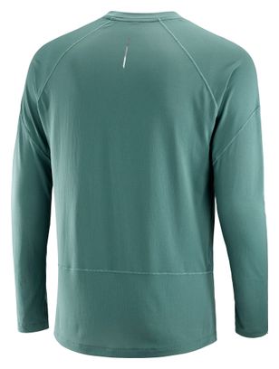 Salomon Cross Run Long Sleeve Jersey Groen