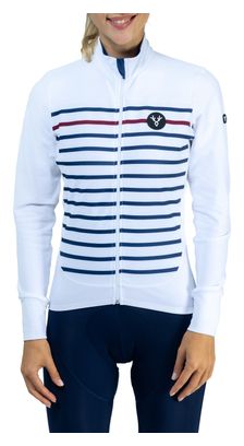 Maillot Manches Longues Femme LeBram Ventoux Édition Limitée Blanc