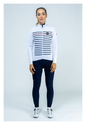 Maillot Manches Longues Femme LeBram Ventoux Édition Limitée Blanc