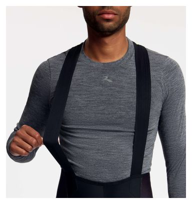 Cuissard Long à Bretelles avec Chamois Vélo Rogelli Stryde Homme Noir/Jaune Fluo