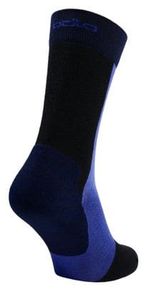 Odlo Performance Wool Wandersocken Schwarz/Violett