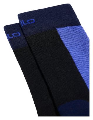 Odlo Performance Wool Wandersocken Schwarz/Violett