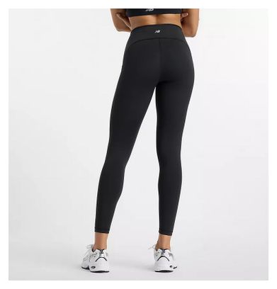 Collant 3/4 donna New Balance Sleek Pocket High Rise Nero