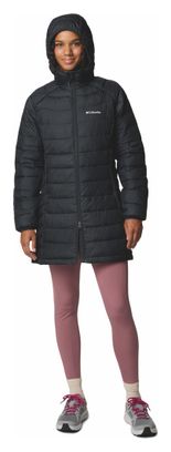 Daunenjacke Frau Columbia Powder Lite II Mid Schwarz