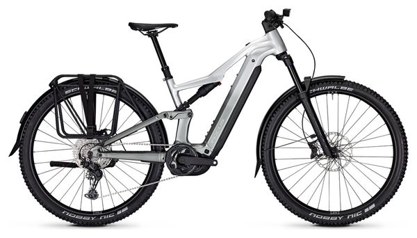 Focus Thron² 6.7 EQP Shimano Cues 10V 800Wh 29'' Argento 2025 Mountain Bike elettrica a sospensione integrale