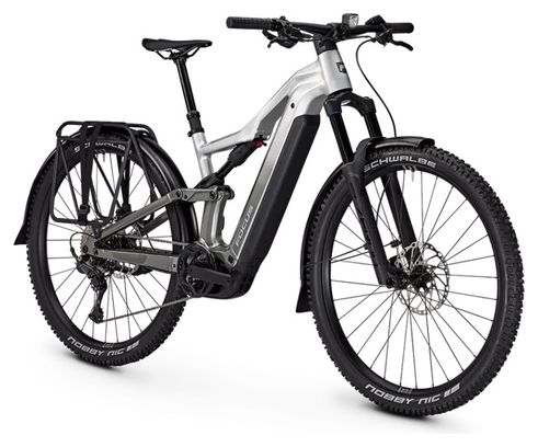 Focus Thron² 6.7 EQP Shimano Cues 10V 800Wh 29'' Argento 2025 Mountain Bike elettrica a sospensione integrale