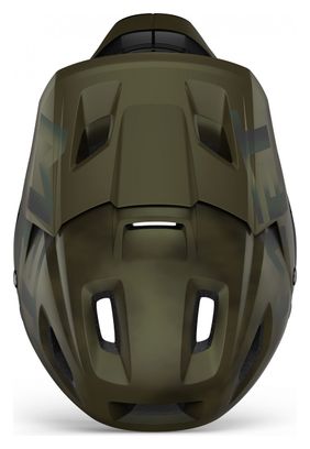Casco MET Parachute MCR Mips con mentonera extraíble verde mate