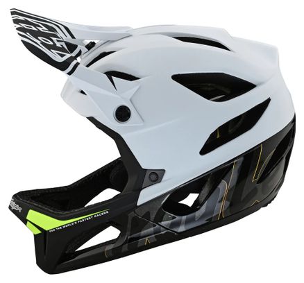 Casque Intégral Troy Lee Designs Stage Signature Blanc