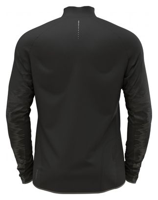 Pullover 1/2 Zip Odlo Zeroweight Ceramiwarm Reflective Schwarz