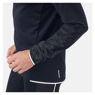 Pullover 1/2 Zip Odlo Zeroweight Ceramiwarm Reflective Schwarz