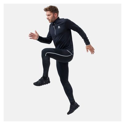 Pullover 1/2 Zip Odlo Zeroweight Ceramiwarm Reflective Schwarz