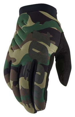 Gants Longs 100% Brisker Camo / Noir