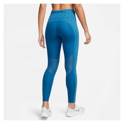 Mallas 7/8 Nike Dri-Fit Fast Azul Mujer