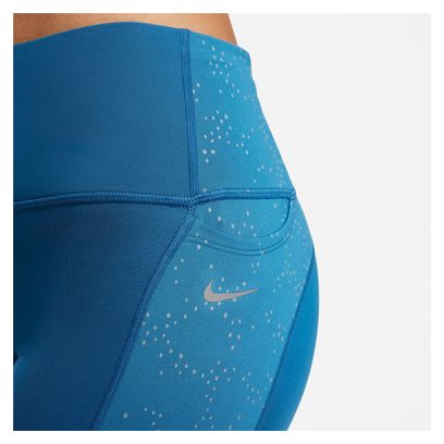 7/8 Damen Nike Dri-Fit Fast Strumpfhose Blau