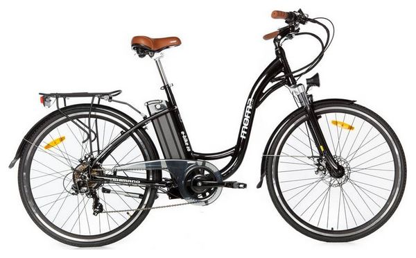 Vélo de Ville Electrique Moma Bikes E-28 Shimano 7V Noir