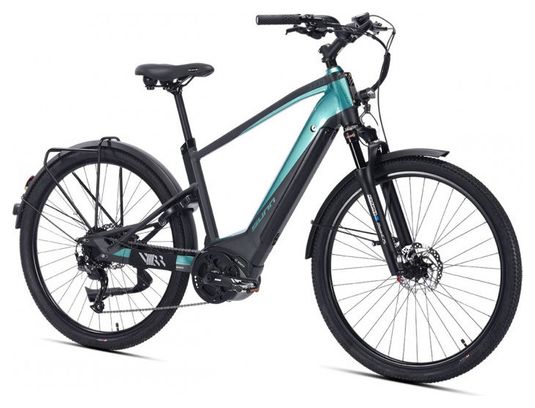 Producto Reacondicionado - Sunn Urb Sleek Bicicleta Eléctrica de Ciudad Shimano Altus 9V 400 Wh 650b Negra / Turquesa 2022