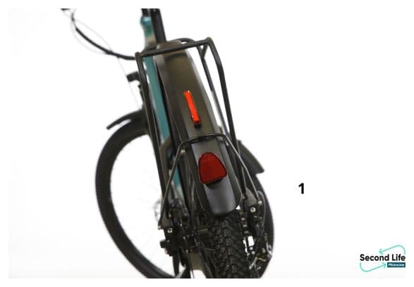 Refurbished Product - Sunn Urb Sleek Electric City Bike Shimano Altus 9V 400 Wh 650b Black / Turquoise 2022