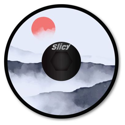 Slicy Fun Stem Cap Hakuba Grey / Red