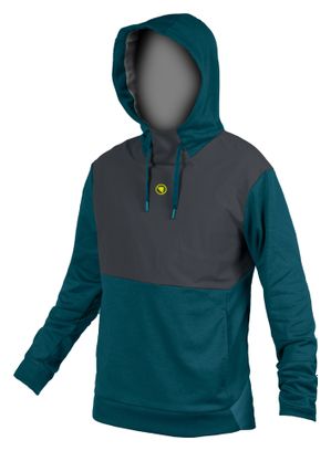 Sweat à Capuche Endura Trailster Tech Hoodie Bleu