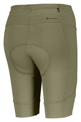 Cuissard Court Sans Bretelles Scott Endurance 10 Vert Femme 
