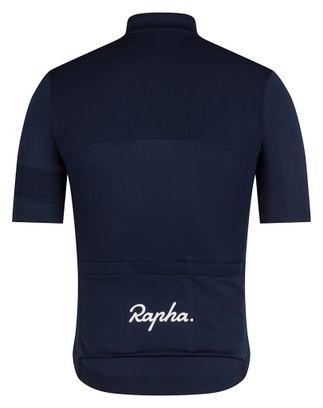 Maillot Manches Courtes Rapha Brevet Element Bleu Foncé