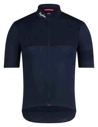 Maillot Manches Courtes Rapha Brevet Element Bleu Foncé
