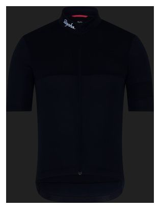 Maillot Manches Courtes Rapha Brevet Element Bleu Foncé