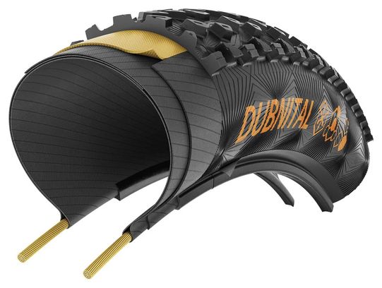 Continental Dubnital MTB Pneumatico 29'' Tubeless Ready Trail carcassa Rapid Compound E-Bike E-25 Nero 