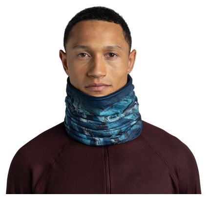 Tour de Cou Buff Reversible Polaire Bleu