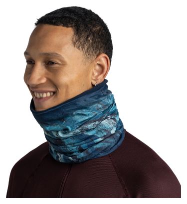 Tour de Cou Buff Reversible Polaire Bleu
