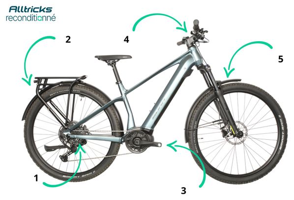 Sunn Rage All Road Low S1 Electric Hardtail Mountain Bike with Shimano 10-speed, Bosch 75 Nm, 625 Wh, 2025 model year, 168/178 cm – Refurbished Product