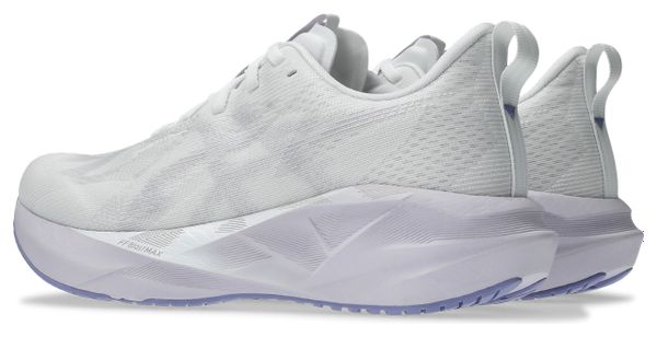 Asics Novablast 5 Running Shoes, White/Purple, Women's