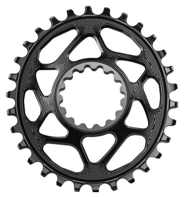 AbsoluteBlack Narrow Wide Oval Chainring Direct Mount E-Thirteen 12S Black