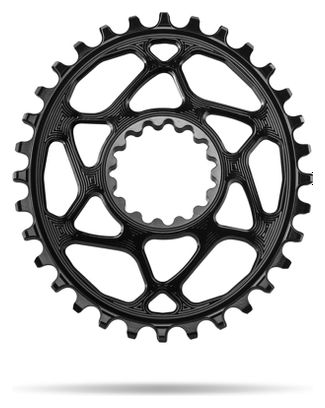 AbsoluteBlack Narrow Wide Oval Chainring Direct Mount E-Thirteen 12S Black