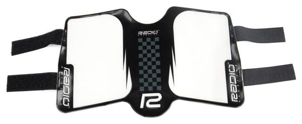 Radio Bikes Race White / Black Sideplate 228 x 143mm