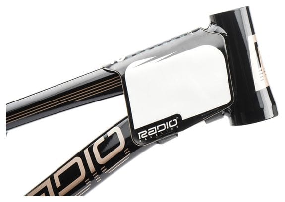 Radio Bikes Race Sideplate White / Black 228 x 143mm