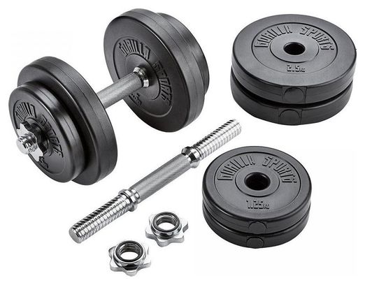 Set d'haltères de 60 KG (avec disques plastique)