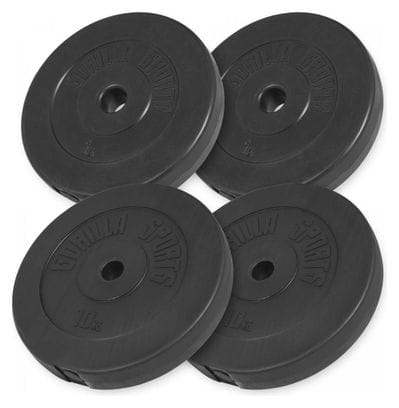 Set d'haltères de 60 KG (avec disques plastique)