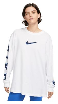 Nike Sportswear White Long Sleeve T-Shirt Wit